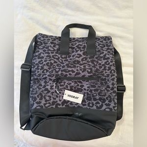 Leopard print backpack